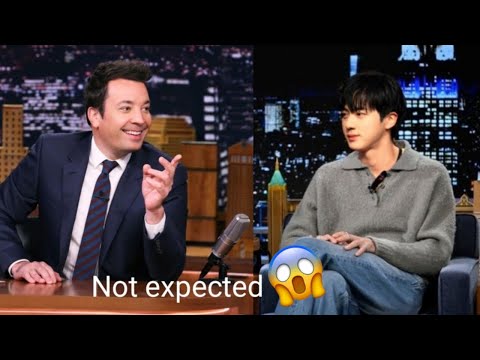 Bts news today! Jimmy Fallon Asked A Surprising Question! BTS's Jin gives unexpected response?