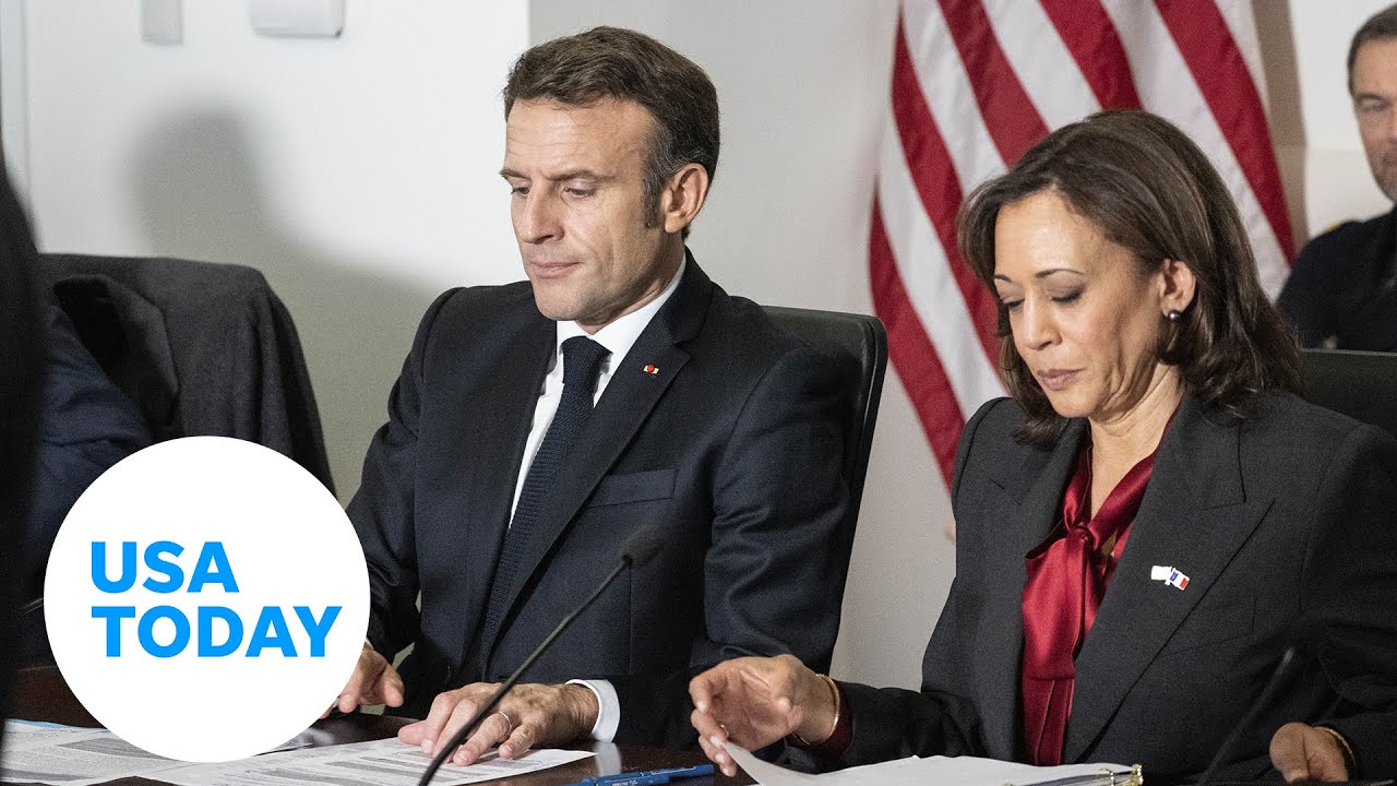 Kamala Harris, Emmanuel Macron discuss space efforts during DC visit | USA TODAY