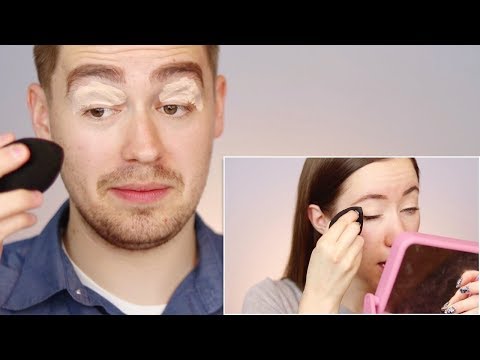 Husband Tries Following My Makeup Tutorial - UCLF42C7y73FKA8ye_5Nn-Kw