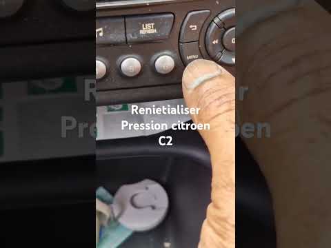 Wie setze ich den Reifendruck bei einem Citroen C2 zurück?