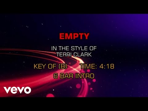 Terri Clark - Empty (Karaoke) - UCQHthJbbEt6osR39NsST13g