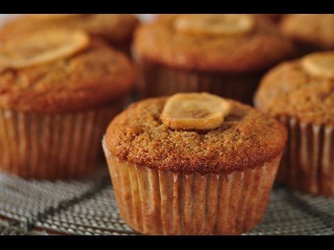 Whole Wheat Banana Muffins Recipe Demonstration - Joyofbaking.com - UCFjd060Z3nTHv0UyO8M43mQ