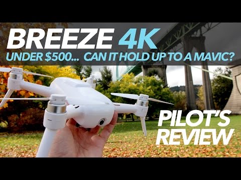 YUNEEC BREEZE 4K - FULL REVIEW - $500 DJI Mavic Alternative - UCwojJxGQ0SNeVV09mKlnonA