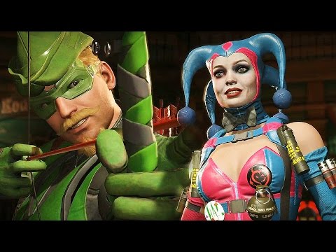 Injustice 2 - Green Arrow vs Harley Quinn Gameplay @ (60ᶠᵖˢ) HD ✔ - UC8JiX8bJM5DzU41LyHpsYtA