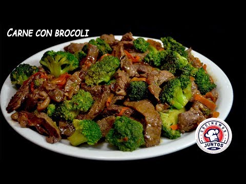 Carne con Brocoli.  Rica comida China - UCIRNADSE7zTt6_MshDlnZSA