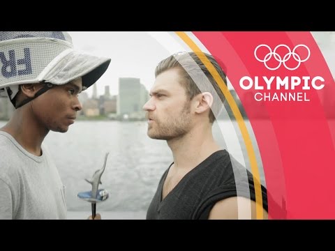 Can a fitness YouTuber survive an Olympic fencer's workout? | Hitting the Wall - UCTl3QQTvqHFjurroKxexy2Q