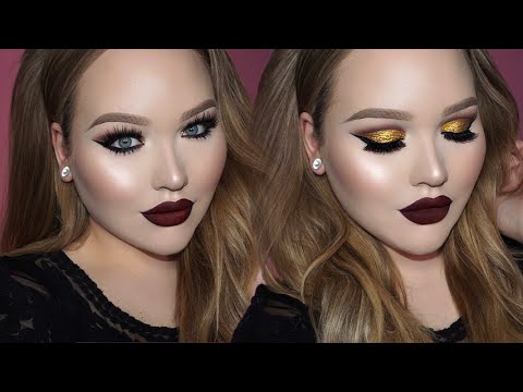 GOLD Cut Crease - Seductive Vampy Lips Makeup - UCzTKskwIc_-a0cGvCXA848Q