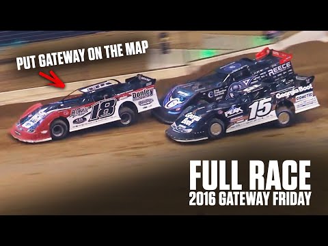 FULL RACE: 2016 Gateway Dirt Nationals Friday Dirt Late Model Feature - dirt track racing video image