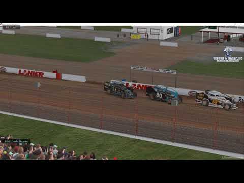 DSRL Monday Night Thunder Season 17 Round 4 @ Lernerville Speedway - dirt track racing video image