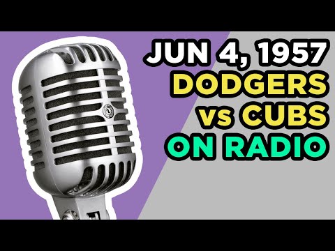 Chicago Cubs vs Brooklyn Dodgers - Radio Broadcast video clip