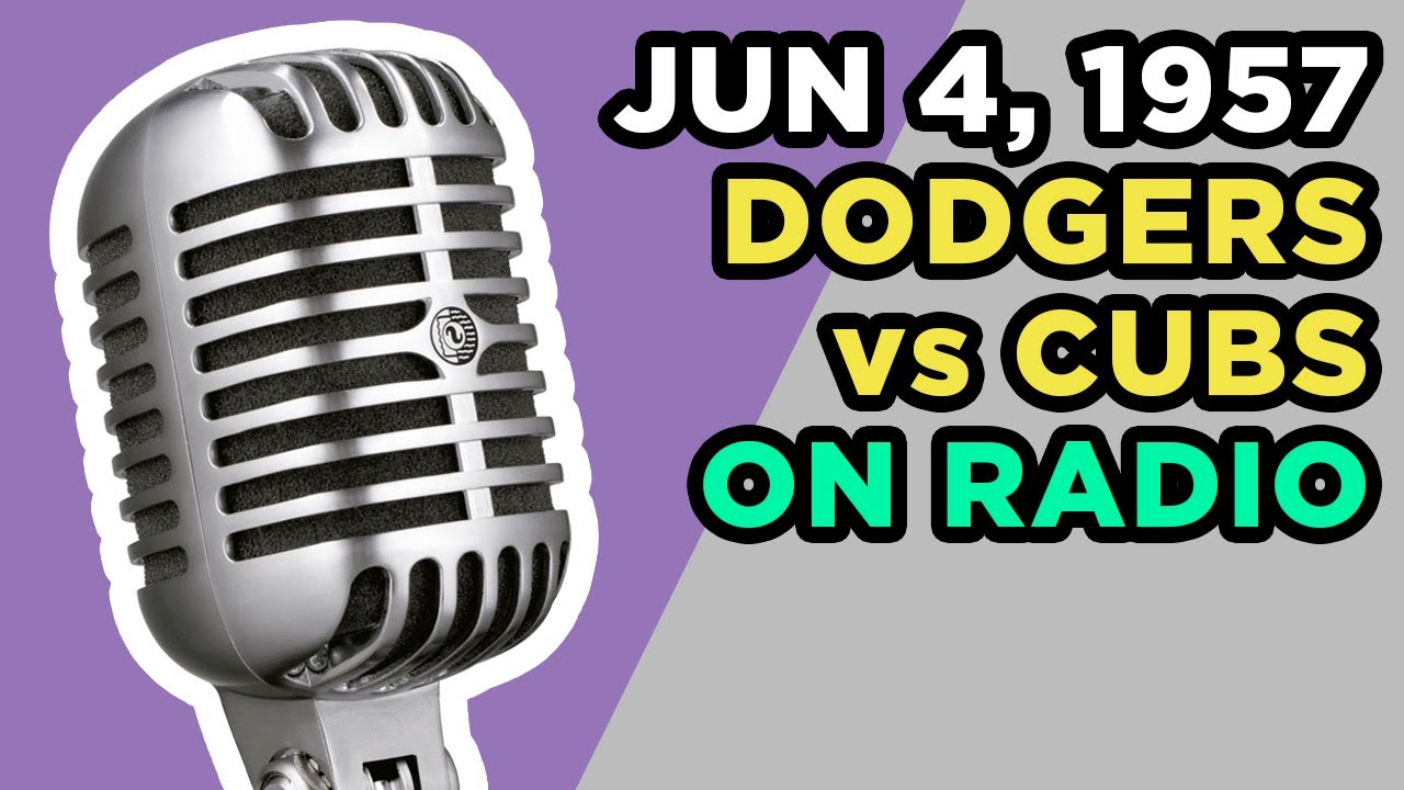 Chicago Cubs vs Brooklyn Dodgers - Radio Broadcast video clip