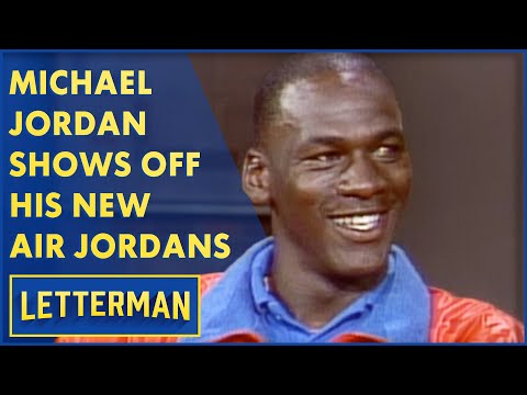 Michael Jordan Shows Off His New Air Jordans video clip