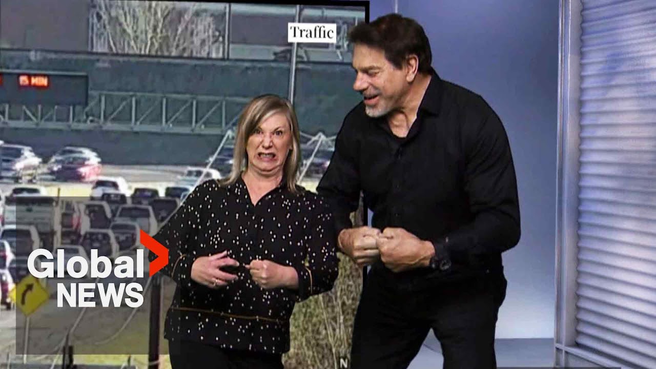 "The Incredible Hulk" Lou Ferrigno gets mad at Calgary traffic with Leslie Horton