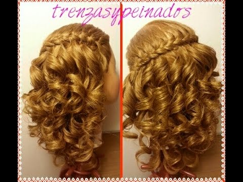 Prom, bridal hairstyles for long hair. Прическа на 