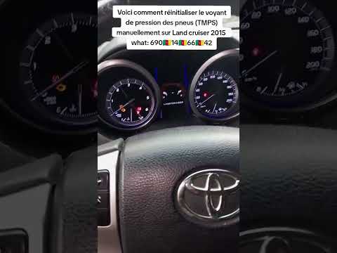 Come azzerare la spia degli pneumatici nella Toyota Land Cruiser?