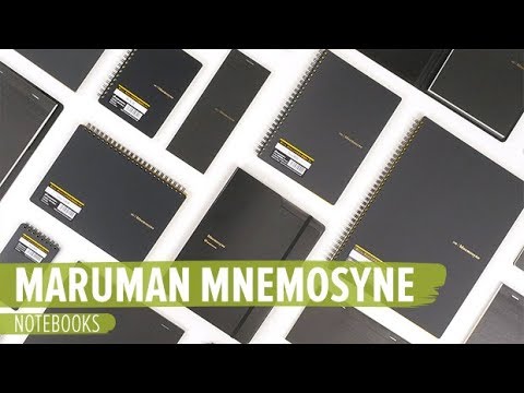 Maruman Mnemosyne Notebooks - UCVbn813ctsoChuTT4LuLqrA
