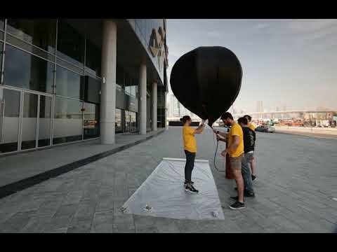 First Balloon test at Dubai Design Week 2017