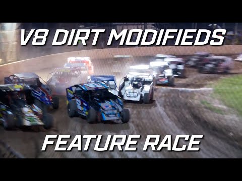 V8 Dirt Modifieds: Super Dirt Series - A-Main - Grafton Speedway - 03.01.2022 - dirt track racing video image