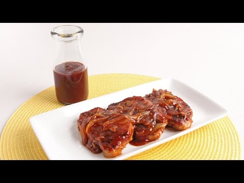 Skillet BBQ Glazed Pork Chops Recipe - Laura Vitale - Laura in the Kitchen Episode 941 - UCNbngWUqL2eqRw12yAwcICg