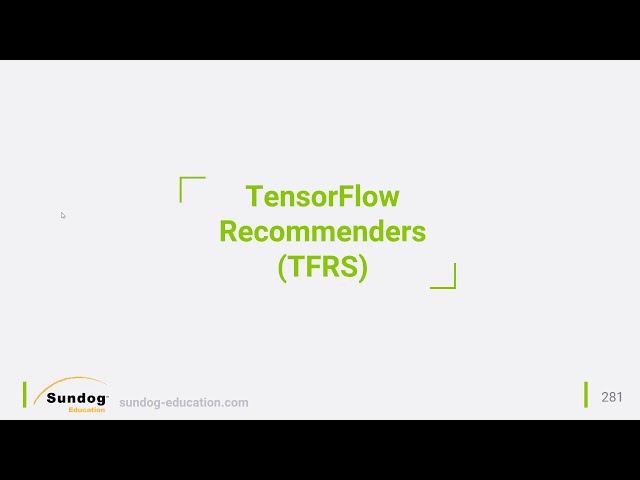 TensorFlow Recommenders: The Best Add-Ons
