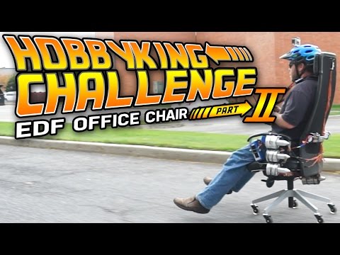 Jet Powered Office Chair Pt. 2 - HobbyKing Live - Challenge - UCkNMDHVq-_6aJEh2uRBbRmw