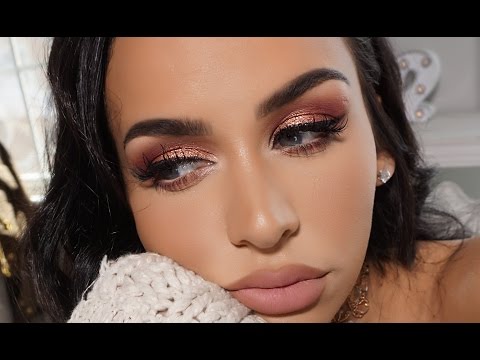 PINKY PEACH GLAM | SPRING MAKEUP TUTORIAL