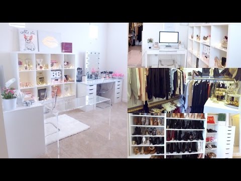 BEAUTY, OFFICE & CLOSET ROOM TOUR! | BEAUTYYBIRD - UCBc5MfHtsqVcT5E9A44LOvw