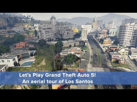 Let's Play GTA5: An aerial tour of Los Santos - UCciKycgzURdymx-GRSY2_dA