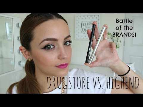 Kat Von D Tattoo Liner VS. Jessie's Girl Liquid Liner - UC8v4vz_n2rys6Yxpj8LuOBA