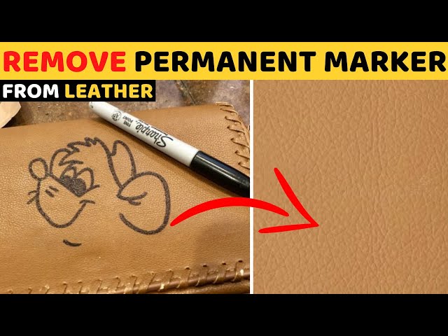 How To Get Permanent Marker Off Leather Baseball Glove?