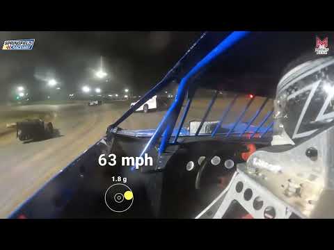 #11C Sawyer Crigler - Cash Money Late Model - 5-11-2024 Springfield Raceway - In Car Camera - dirt track racing video image