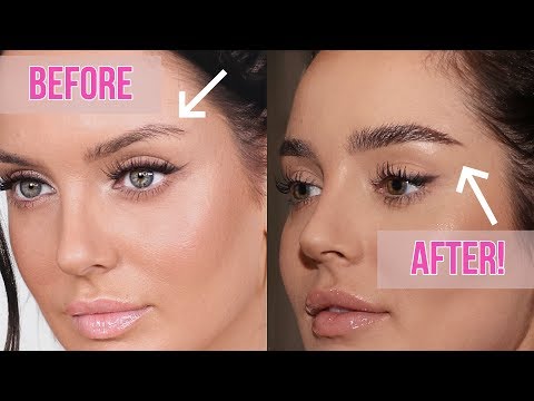 How I Grew Out My Eyebrows + NEW Fluffy Brow Routine! \\ Chloe Morello - UCLFW3EKD2My9swWH4eTLaYw