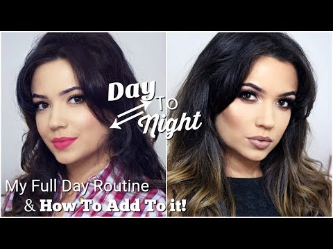 Day To Night Makeup | Everyday Makeup To Glam Makeup Tutorial - UC-1-zPmT368J8JRbsK_1keA