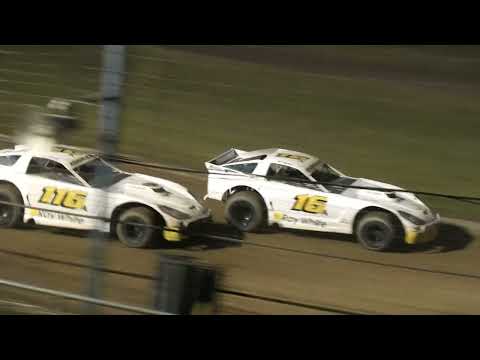 Saloon Race 2  Waikaraka Park Speedway 10 Feb 2024 - dirt track racing video image