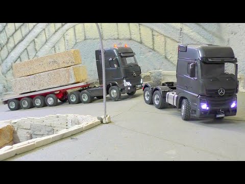 RC TRANSPORT 100t BLOCKS OF STONE, AMAZING RC LIVE ACTION - UCT4l7A9S4ziruX6Y8cVQRMw