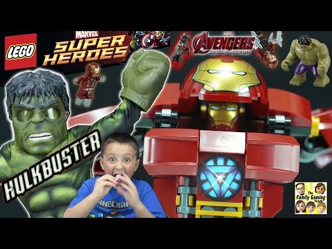 LEGO Hulk Buster Smash Build Review Fun! Avengers Age of Ultron Stop Motion & Timelapse (Marvel) - UCC-RHF_77zQdKcA75hr5oTQ