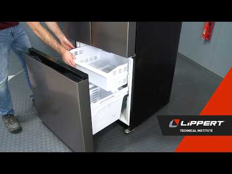 Upper Freezer Drawer Replacement on BCD-455WTE Everchill Refrigerator V1