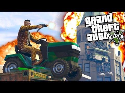 The Amazing Lawnmower Parkour Race! (GTA 5 Funny Moments) - UC2wKfjlioOCLP4xQMOWNcgg