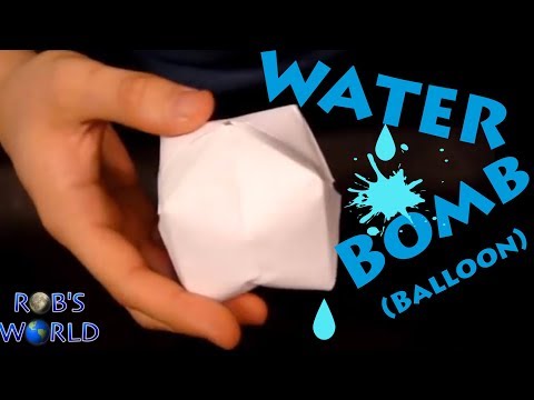 How to Make a Paper Balloon (Water Bomb) - Origami - UCGCo75oFuO_g6dqxtLZwu7g
