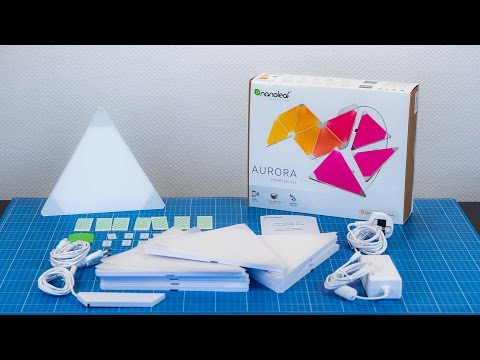 Nanoleaf Aurora #01 - Unboxing [deutsch/german] - UCfV5mhM2jKIUGaz1HQqwx7A