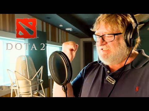 Dota 2 - Gabe Newell Mega-Kills Announcer Pack Trailer | Gamescom 2018 - UCUnRn1f78foyP26XGkRfWsA