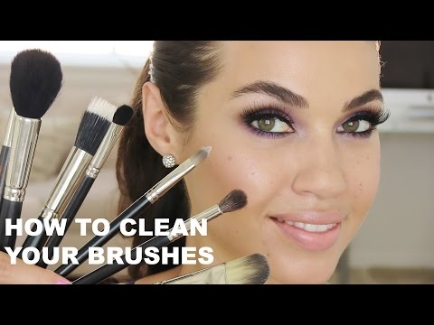 TUTORIAL | How To Clean Makeup Brushes | Eman - UCaZZh0mI6NoGTlmeI6dbP7Q