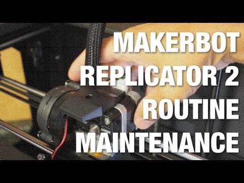 MakerBot Replicator 2 Squeaking and Not Extruding Fixed w/ Routine Maintenance - UC_LDtFt-RADAdI8zIW_ecbg