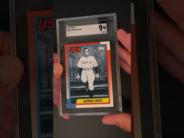 The Most Valuable George Bush Baseball Card