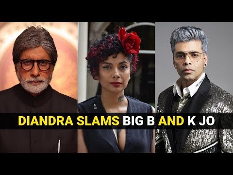 WATCH #Bollywood #MeToo : Diandra Soares SLAMS Amitabh Bachchan &  Karan Johar for their SILENCE #India #Celebrity