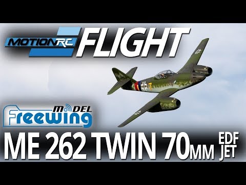 Freewing Messerschmitt Me 262 "Yellow 7" V2 Twin 70mm EDF Jet - Flight Review - Motion RC - UCubk5oFcnH0G47QJsj22fKw