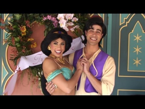 Princess Jasmine and Aladdin for Limited Time Magic True Love Week at Disney's Magic Kingdom - UCe-gHr2O_LP7t0YJYHZQZlg