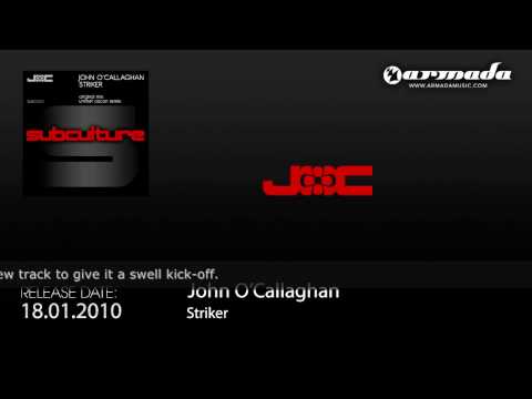 John O'Callaghan - Striker (Original Mix) (SUBC001) - UCGZXYc32ri4D0gSLPf2pZXQ