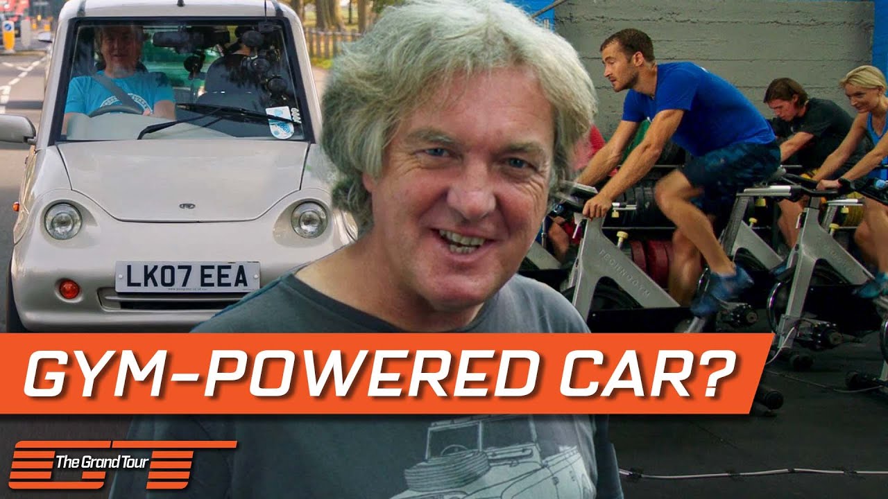 James May Test Drives His Gym-Powered Electric Car In London | The Grand Tour