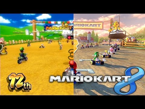 Mario Kart 8 Wii vs Wii U Comparison - Moo Moo Meadows - UCyg_c5uZ7rcgSPN85mQFMfg